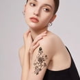 thumbnail image 4 of 12 hojas de tatuajes temporales para mujeres, kit de pegatinas de tatuajes para adultos, mujeres, niñas, tatuajes, 4 of 6