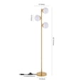 thumbnail image 4 of SAFAVIEH Devlyn 63 in. Mid-Century Floor Lamp, Brass Gold, 4 of 6
