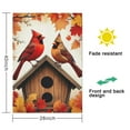 thumbnail image 5 of Two Cardinals and Fall Leaves Fall Garden Flags 28"x40" Double Side,Small Yard Flags for Outside,Outdoor Fall Decor,Autumn Funny Garden Flag Yard Decoration, 5 of 5