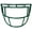 DARK GREEN, variant on Schutt Vengeance V-EGOP-TRAD Classic Facemask