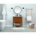 thumbnail image 6 of 30 inch single bathroom vanity in teak with backsplash, 6 of 8