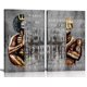 thumbnail image 1 of Arte De Pared Afroamericano Con Citas Inspiradoras De Hombre, Decoración De Pared, Retrato De Hombre, Póster Impreso, Pintura De Arte Para Sala De Estar, Dormitorio, Baño, Oficina, Decoración Del Hoga, 1 of 1