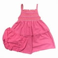 thumbnail image 2 of Penny M Sundress Infant Toddler Girls Pink Eyelet Smocked Ruffled Sun Dress 2T, 2 of 2