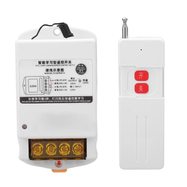 Interruptor de control remoto inalámbrico inteligente para bomba de agua y electrodomésticos de gran potencia de 220 V CA.