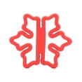 thumbnail image 2 of Silicone Stainless Steel Christmas Cookie Cutter, Ergonomic Grip Festive Biscuit Mold for Holiday Dough, Fondant, Soft Bread, Non-Stick Dishwasher Safe Kitchen Tool for Xmas Party Treats Decoration, 2 of 6