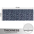 thumbnail image 5 of Kitchen Rugs Sets Of 2,Dark Blue Christmas Snowflake Pattern Anti Fatigue Kitchen Mat Rugs Non Slip Washable,Decorative Kitchen Floor Mats for Kitchen,Sink,Laundry,17"X47", 5 of 5