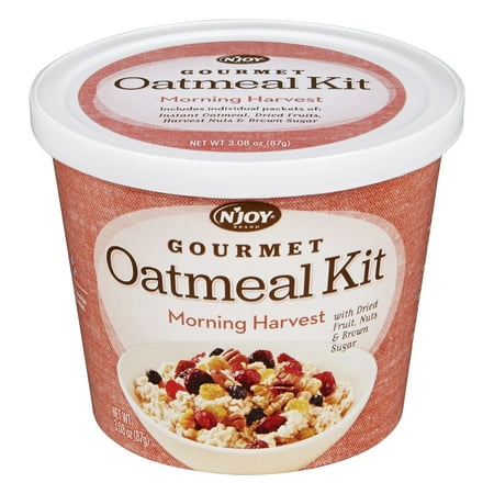 Garden Oatmeal Bowl - N'Joy Gourmet Oatmeal Kit, Morning Harvest, 3.08 oz Bowl
