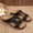 Black, variant on longantii Orthopedic Sandals for Women Slip on Non Slip Arch Support Summer Flat Sandals Breathable Beach Slippers 2026 Beach Orthopedic Shoes Brown