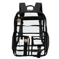 thumbnail image 2 of WHEANG Sac à Dos Transparent, Approuvé pour Stade, Femmes Hommes Étudiants, Grande Capacité, Motif PVC, 2 of 6