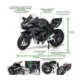 thumbnail image 2 of "Kawaski H2r Miniatura Moto Metal De Luz Y Sonido Base 1:12 negra ", 2 of 4