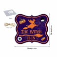 thumbnail image 3 of Pumpkin Vampire Door Sign Hanging Halloween Hanging Door Sign for Holiday Parties Gate Decor, 3 of 3