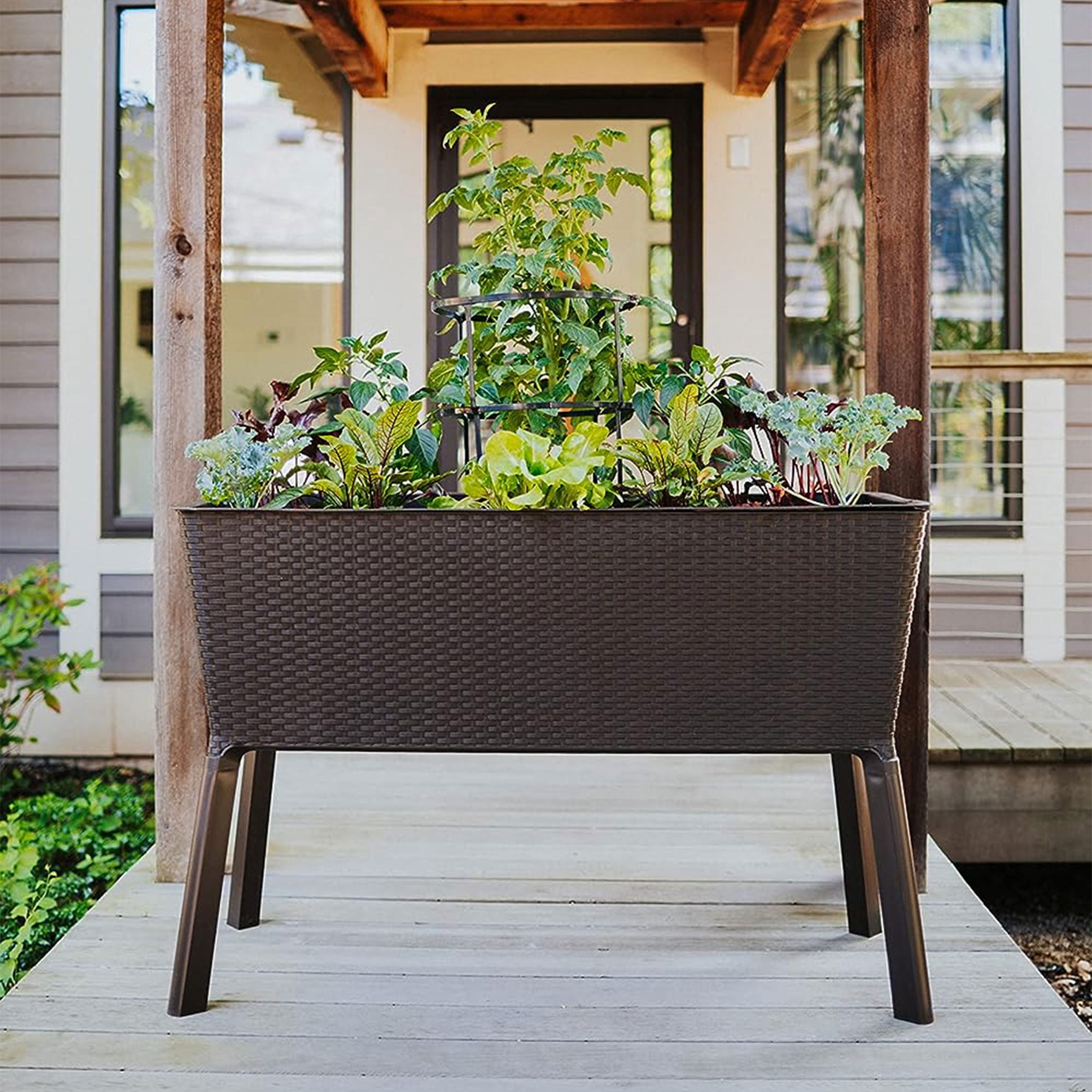 Polymer Outdoor Products 19.5" L x 44.5" W x 29.75" H Raised Garden Bed