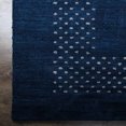 thumbnail image 5 of Rugsotic Carpets Hand Knotted Wool Area Rug 8'x10' Blue Contemporary Rectangle Indoor Rug for Living Room, Bedroom Antimicrobial L00531, 5 of 8