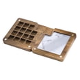 thumbnail image 3 of vacía caja de pintura de madera caja de pintura de viaje contenedor de pintura de pintura de artista bandeja de madera 15 rejillas Macarena paleta de pintura vacía, 3 of 8