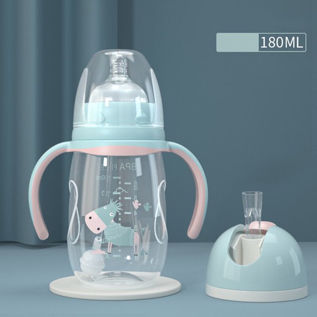Taza de agua de dibujos animados para niños recién nacidos, vasos de alimentación para bebés con pajitas, botellas de agua a prueba de fugas, vasos portátiles para niños, bebedero para exteriores