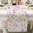 thumbnail image 1 of asddcavvf Easter Bunny Egg Pattern Linen Print Kitchen Dining Room Insulated Decorative Placemat（G） Modern Table Runners 72 Inches Long, 1 of 6