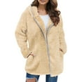 thumbnail image 1 of Women Casual Fashion Thick Color Knit Cardigan Sleeve Sweater Jacket, 1 of 6