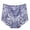 Light Purple, variant on Women's Seamless High Waisted Lace See Through Thong Panty Pink M