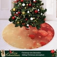thumbnail image 6 of FMSHPON Valentine's Day Beautiful Love Hearts Xmas Christmas Tree Skirt Stand Mat for Holiday Party Decoration Indoor Outdoor 48 inches, 6 of 6