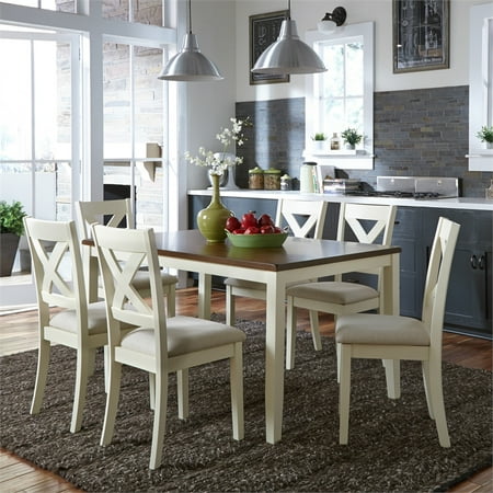 - Liberty Furniture Industries Thornton Cottage 7 Piece Rectangular Dining Table Set