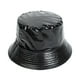thumbnail image 5 of Sombrero de cubo Sombrero para el sol Cómodo Moda Verano Plegable Clásico Adultos Pescador Negro, 5 of 9