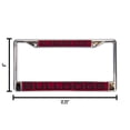 thumbnail image 4 of Alabama A&M NCAA Bulldogs Chrome Metal License Plate Frame Holder, 4 of 4