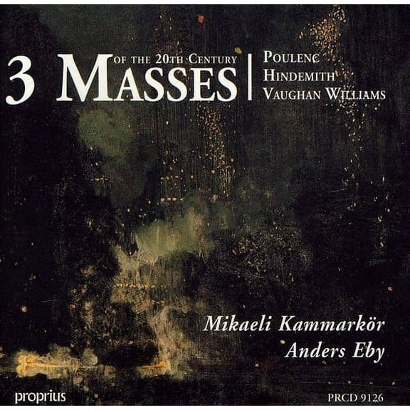 Anders Eby - 3 Masses of 20th Century - Music & Performance - CD
