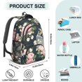 thumbnail image 5 of Pioneer Flower Backpack for School,Cute School Bag,Schoolbag with Adjustable Shoulder Straps & Padded Back,16.9 Inch, 5 of 5