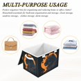 thumbnail image 7 of 40L Lidded Home Storage Bins Foldable Storage Box with Handle for Home Bedroom Closet, Mountain Leopard Printed, 7 of 7