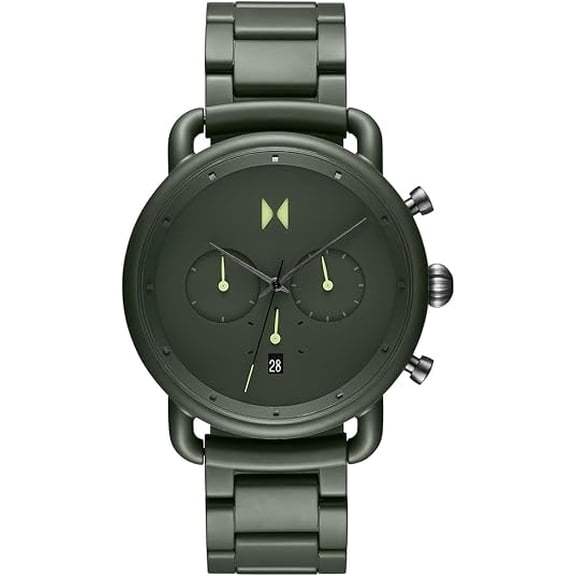 MVMT Blacktop II Ceramic Men's 47 MM Matte Green Chronograph Watch 28000325