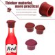 thumbnail image 5 of 12 UNIDS Tapas de Botellas de Silicona Tapas de Botellas de Vino Tapas de Sellador de Cerveza Botella de Corcho Espumoso Champán Botella de Vino Tapa de Tapón Sellado al Vacío Ormromra LL-1984, 5 of 7