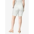 thumbnail image 2 of Roaman's Women's Plus Size Classic Stretch Cuffed Short, 2 of 4