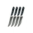 thumbnail image 1 of Damascus Steak Knife Set Of 4 - TransShell, 1 of 1