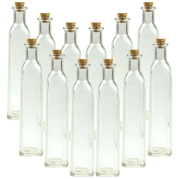 7” Glass Vinegar Bottle by Ashland-12ct Value Pack