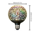 thumbnail image 6 of Bzdzmqm under $5 LED Firework Bulb, 3D Fireworks LED Bulb E27 Base, Colorful Pyrotechnics Decorative Light, Christmas Party Lighting Effects, Energy Saving LED Decoration Lamp for Home, 6 of 6