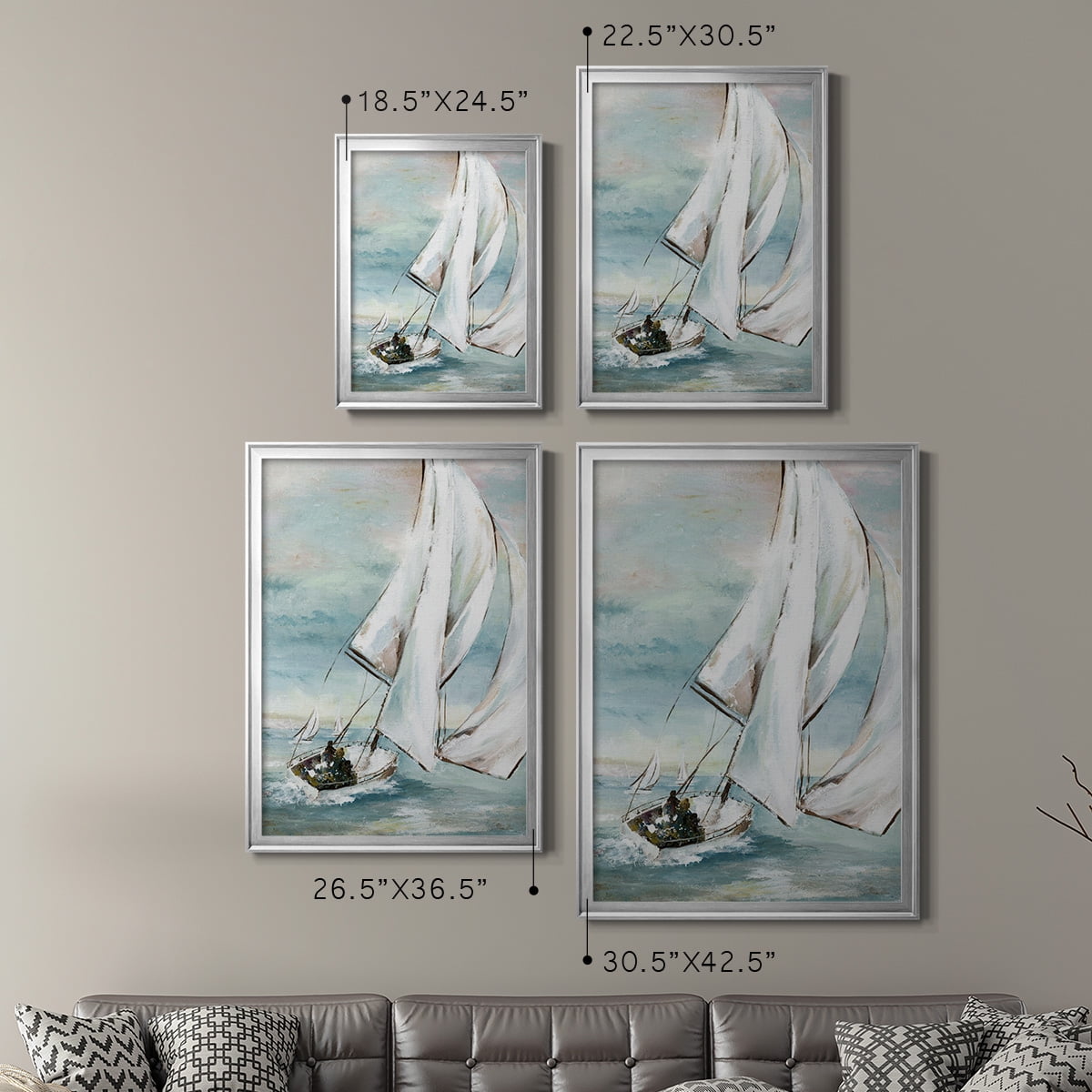 Setting Sail Premium Classic Framed Print - Ready to Hang