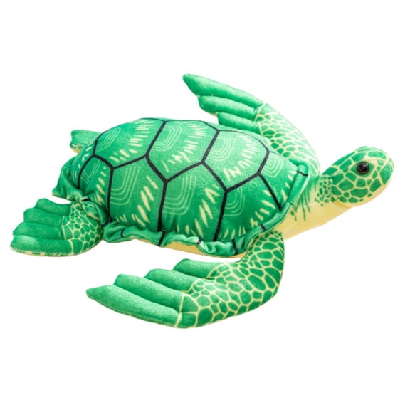syligr 12 Inch Sea Turtle Plush Toy, Soft Green Turtle Stuffed Animal, Cute Pillow Buddy for Sleeping, Huggable Marine Animal Doll for Kids Toddlers, Cozy Plush Decor for Bedroom Couch,Birthday Gift