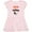 Ballerina Pink, variant on Inktastic French Bulldog Gift Toddler Girl Dress