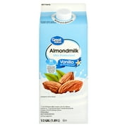 Great Value Vanilla Almondmilk, Half Gallon