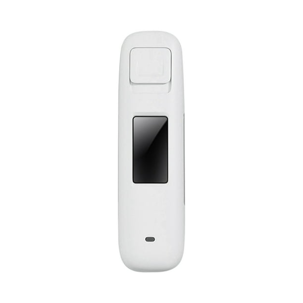 Methold Probador de conducción en estado de ebriedad sin contacto recargable Detector de analizador preciso Accesorios de conducción Instrumento de Electrónica Blanco Japanisch