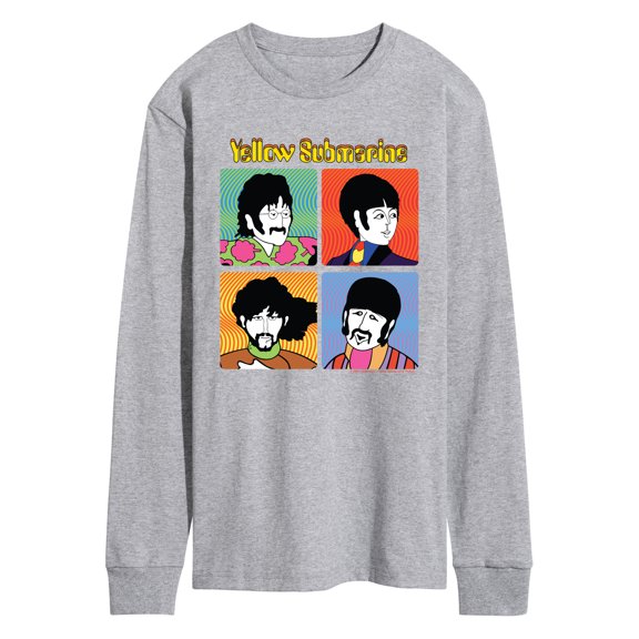 The Beatles - Trippy Times - Men's Long Sleeve Graphic T-Shirt
