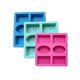 thumbnail image 2 of Silicone Soap Mold 6 Molds Of Flower Emboss Pattern Oval Rectangle, 2 of 5