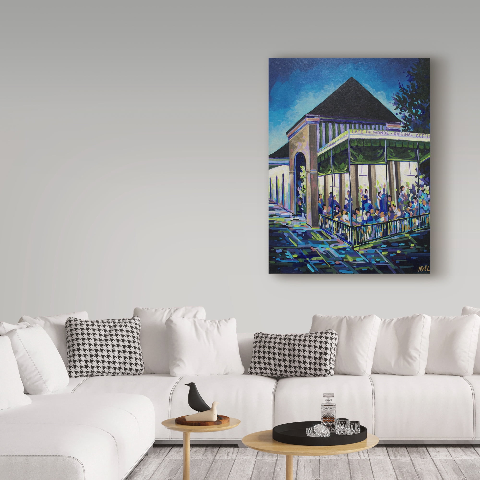 Trademark Fine Art 'Cafe Du Monde' Canvas Art by ADEL