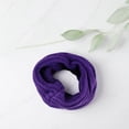 thumbnail image 2 of OULII Foulard à Boucles pour Femmes, Col Chaud, Lot de 1, Violet, Usage Quotidien, 2 of 6