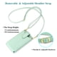 thumbnail image 5 of Monedero bandolera para teléfono móvil con diseño de pavo real para mujer, color verde, 5 of 6