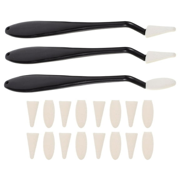 HOMEMAXS Blending Sticks for Drawing Paint Sponge Pen Student Black