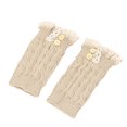 thumbnail image 5 of AINIYS Boot Cuffs Crochet Lace Leg Warmer Knited Boot Cuffs Topper Socks Cuffs for Women Girls Winter Warm Beige Free Size, 5 of 5
