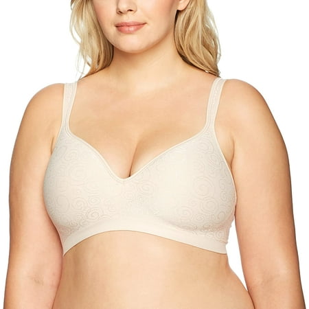

BALI Rose Swirl Comfort Revolution Shaping Wireless Bra US 36C UK 36C NWOT