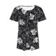 thumbnail image 4 of Camisetas de Manga Corta de Verano para las Mujeres Impresas con Cuello Redondo, Poliéster Ligero Top de Verano Casual, 4 of 5