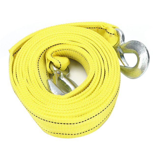 Cable de remolque de cuerda de remolque de 3,5 m/11,5 pies correa de emergencia automática con gancho